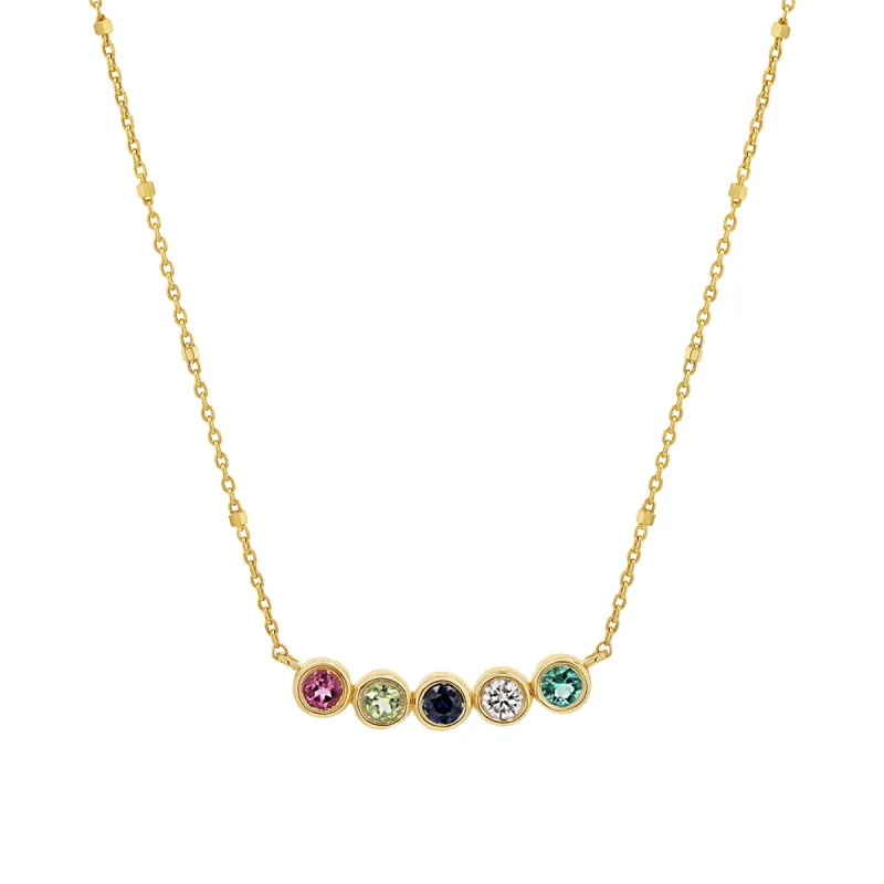 Birthstone Necklace sold by Baby Gold