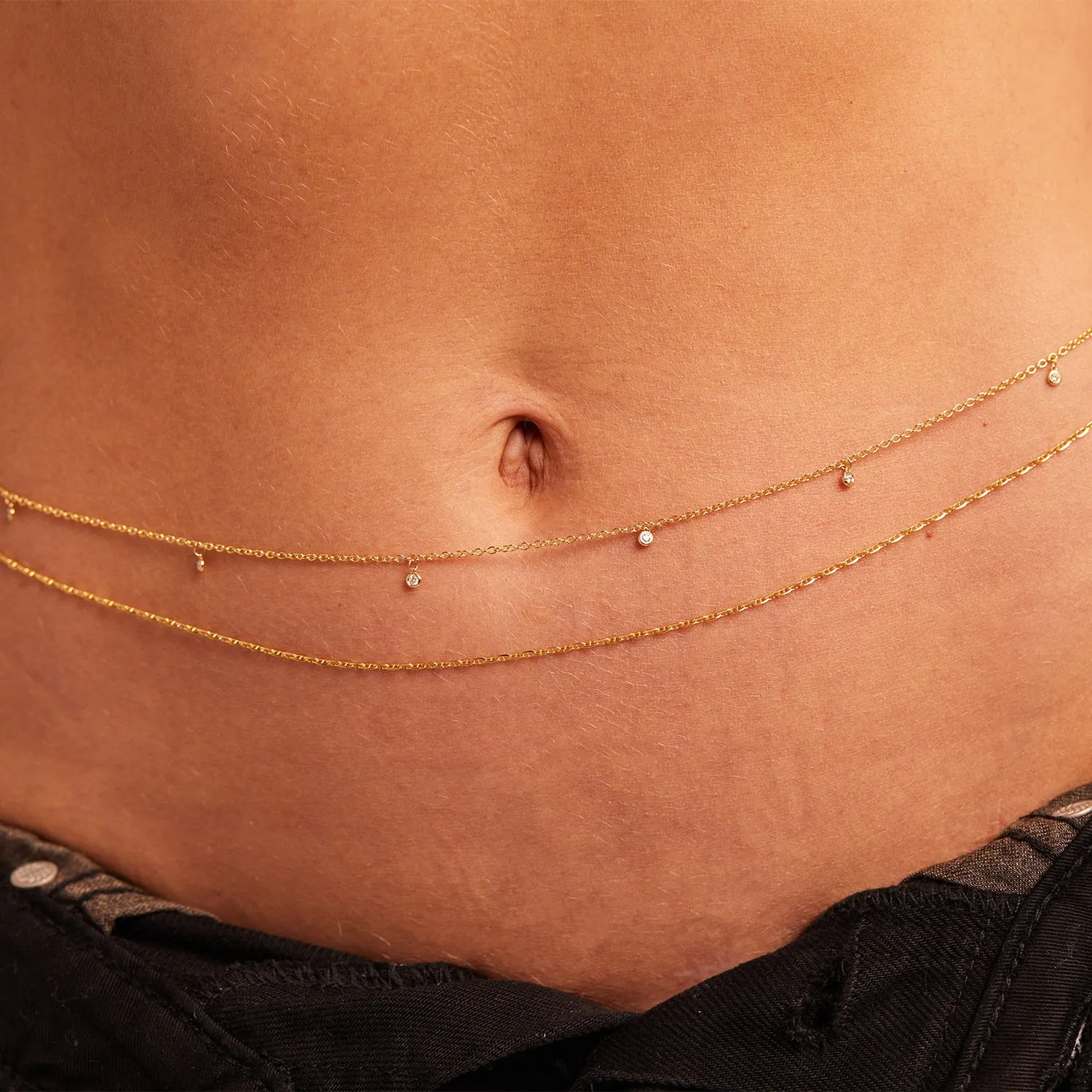 Mariner Anchor Link Belly Chain sold by Baby Gold product image thumbnail 2