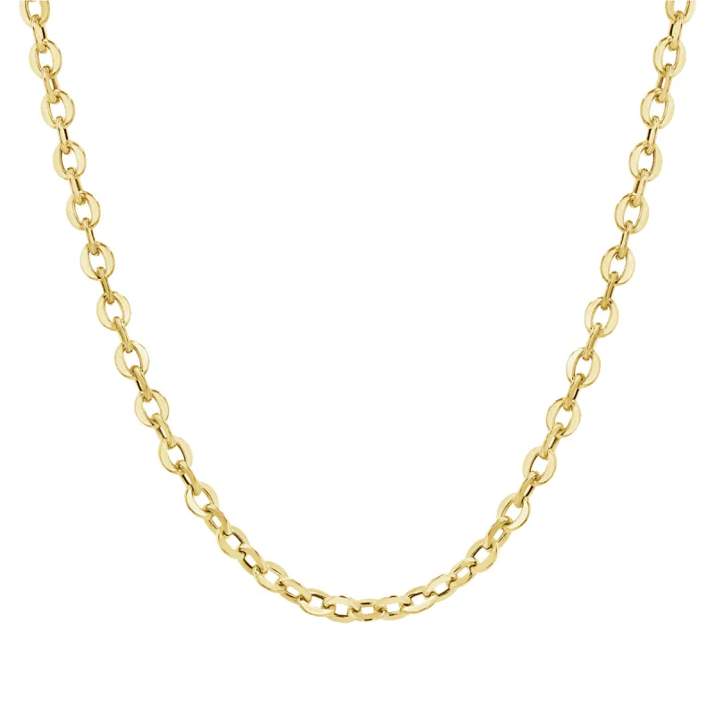 Melrose Round Link Chain Necklace sold by Baby Gold