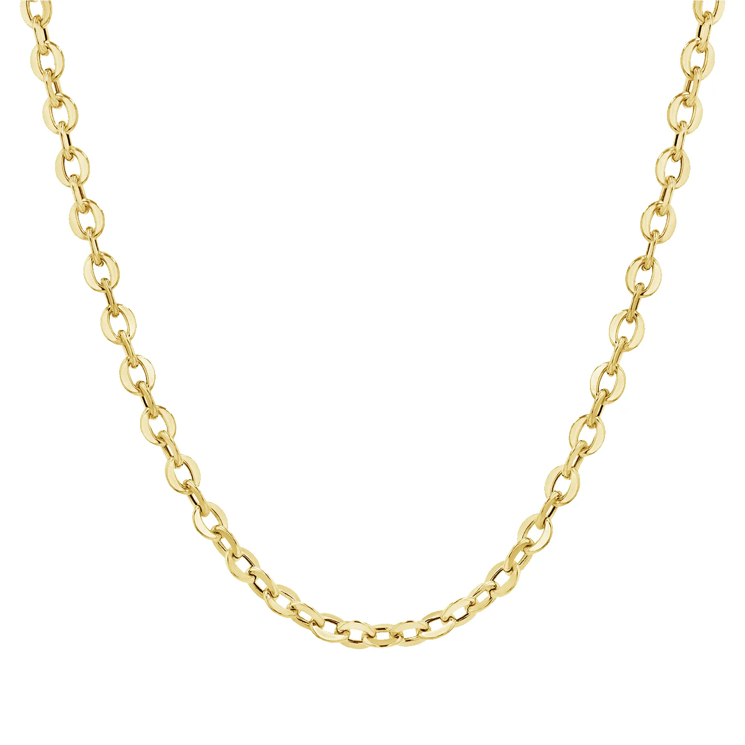 Melrose Round Link Chain Necklace sold by Baby Gold