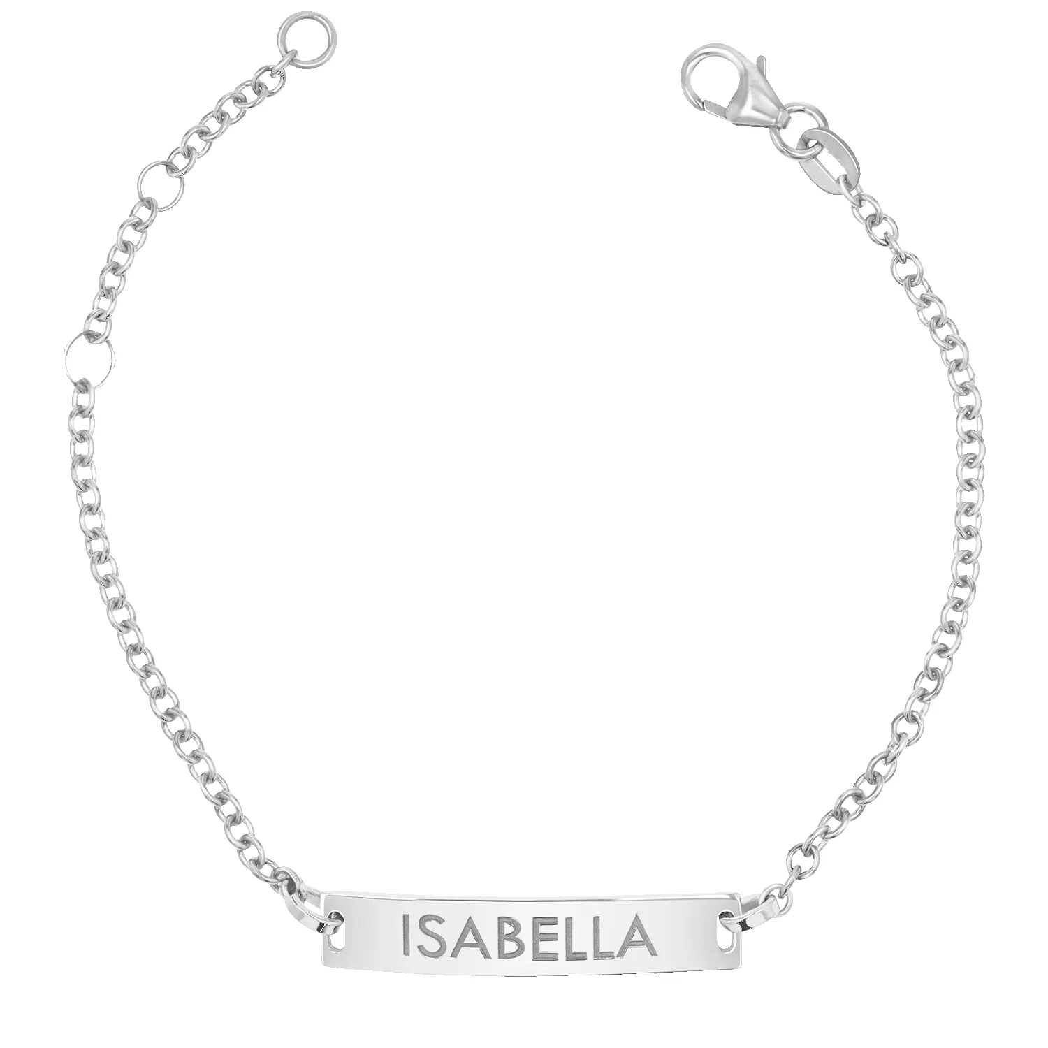 Signature Classic Engravable ID Bracelet sold by Baby Gold product image thumbnail 2