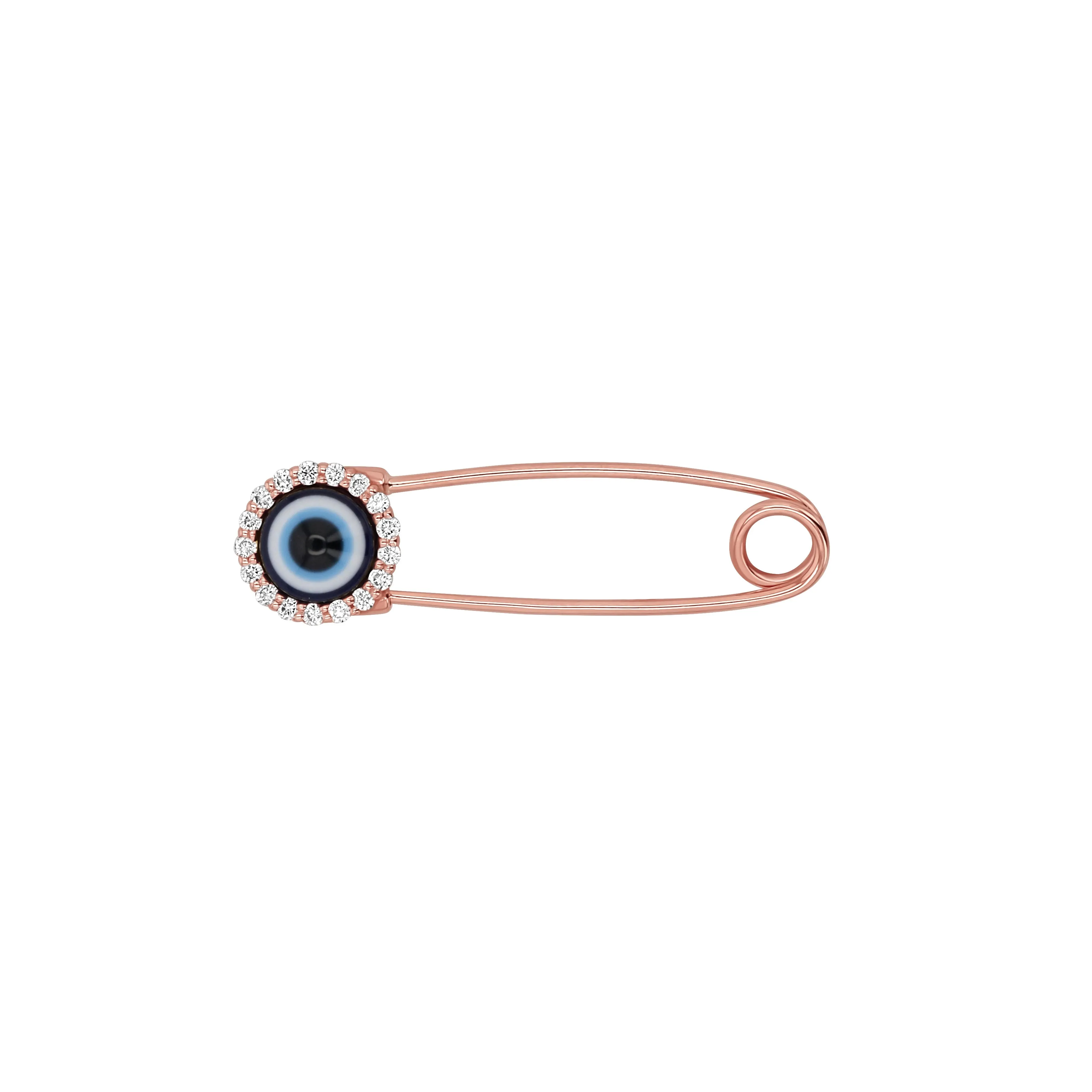 Evil Eye Charm Pin sold by Baby Gold product image thumbnail 3