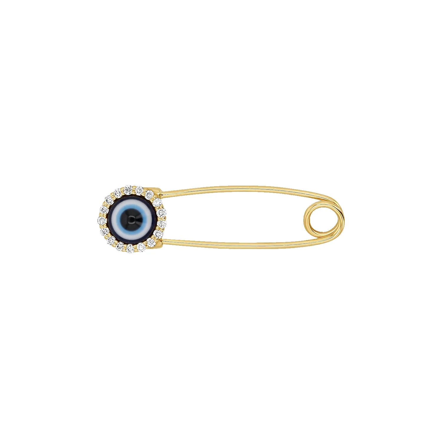 Evil Eye Charm Pin sold by Baby Gold