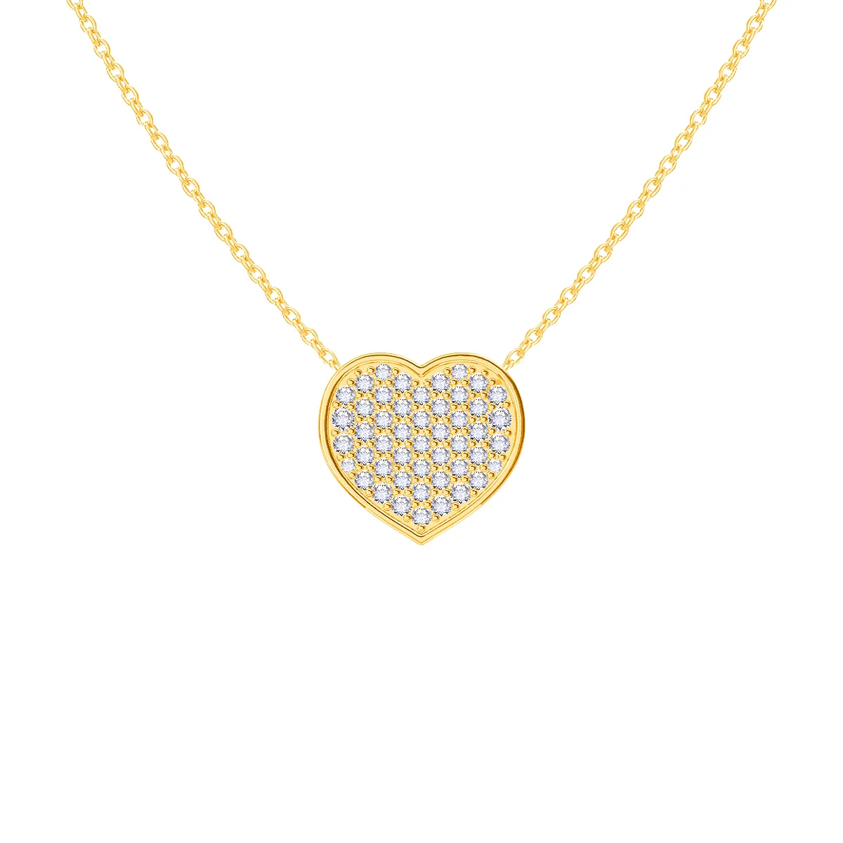Diamond Heart Necklace sold by Baby Gold