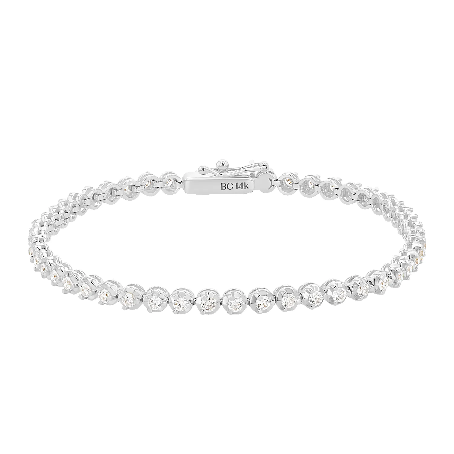 Allure Diamond Tennis Bracelet sold by Baby Gold product image thumbnail 2