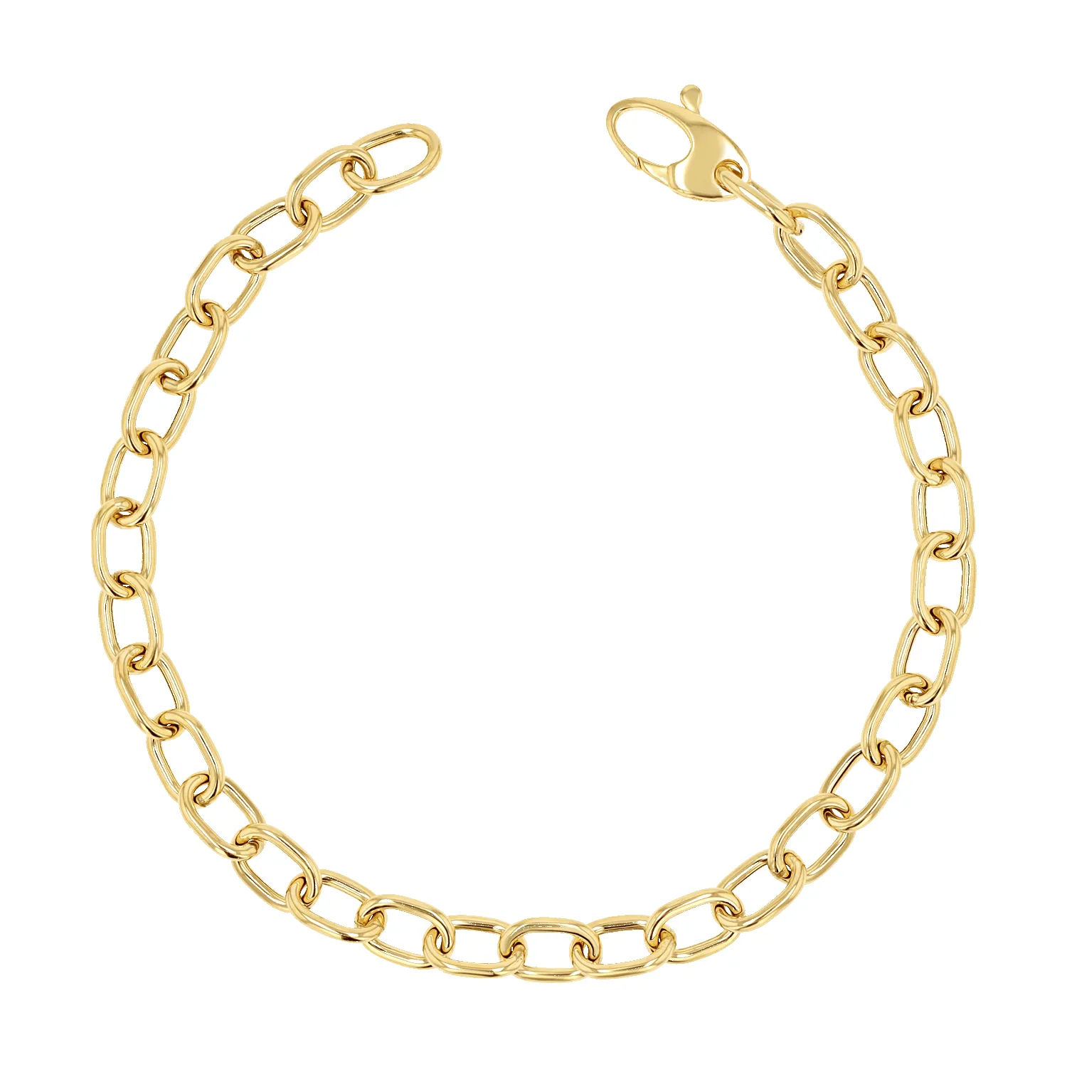 Large Rolo Chain Bracelet sold by Baby Gold