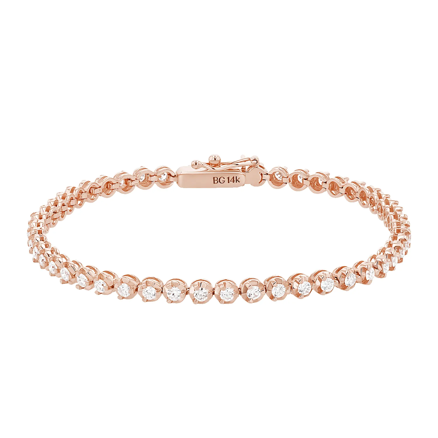 Allure Diamond Tennis Bracelet sold by Baby Gold product image thumbnail 3