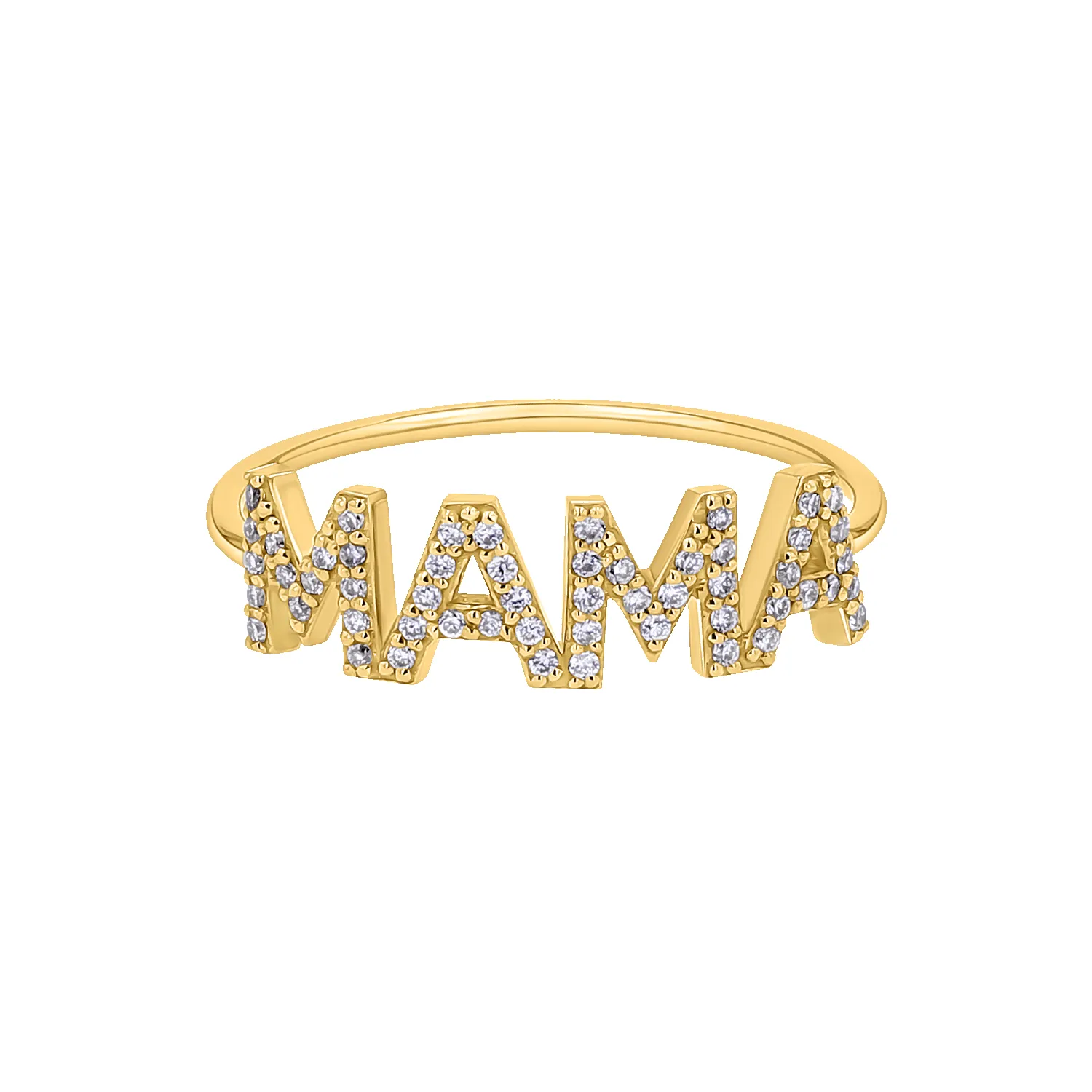 Diamond MAMA Ring sold by Baby Gold product image thumbnail 3