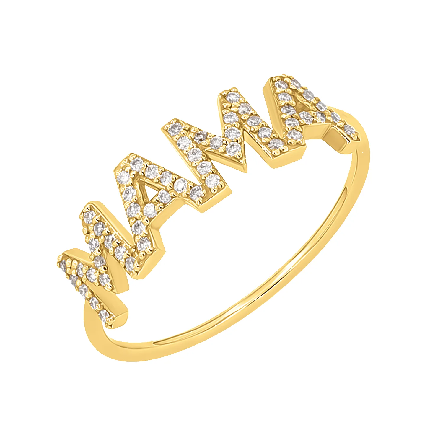 Diamond MAMA Ring sold by Baby Gold