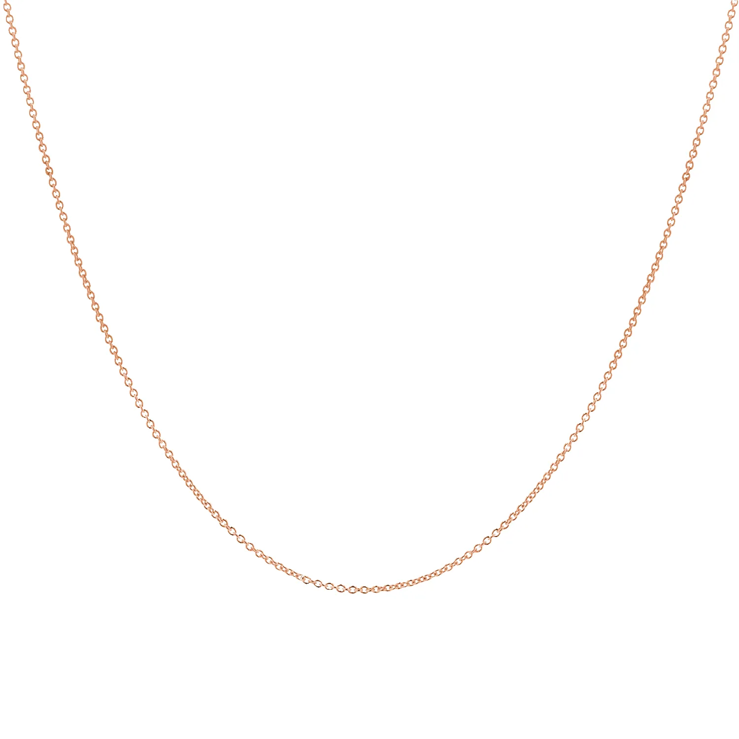 14K Gold Cable Chain Necklace sold by Baby Gold product image thumbnail 3