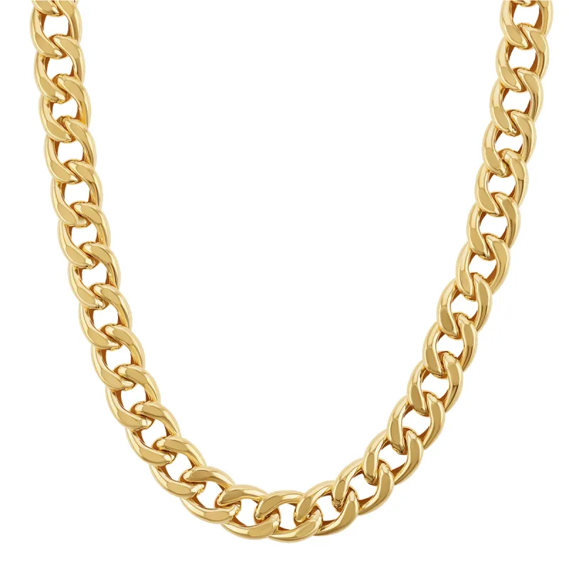 9mm Miami Cuban Link Chain Necklace sold by Baby Gold