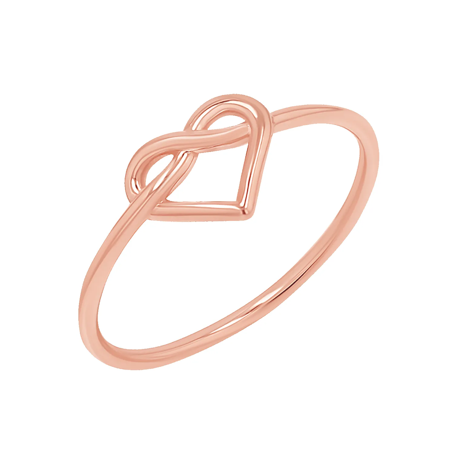 Heart Love Knot Ring sold by Baby Gold product image thumbnail 3