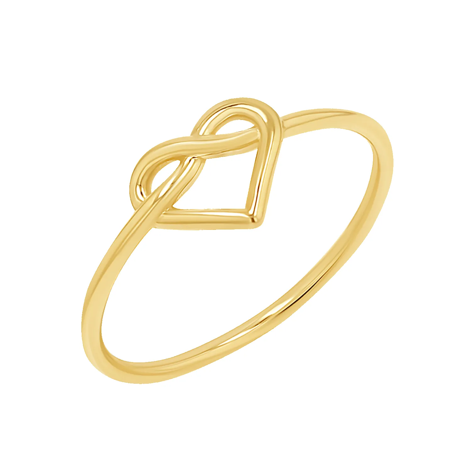 Heart Love Knot Ring sold by Baby Gold