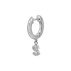 Diamond Initial Charm Drop Huggies sold by Baby Gold