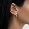 Classic Diamond Drop Earrings sold by Baby Gold