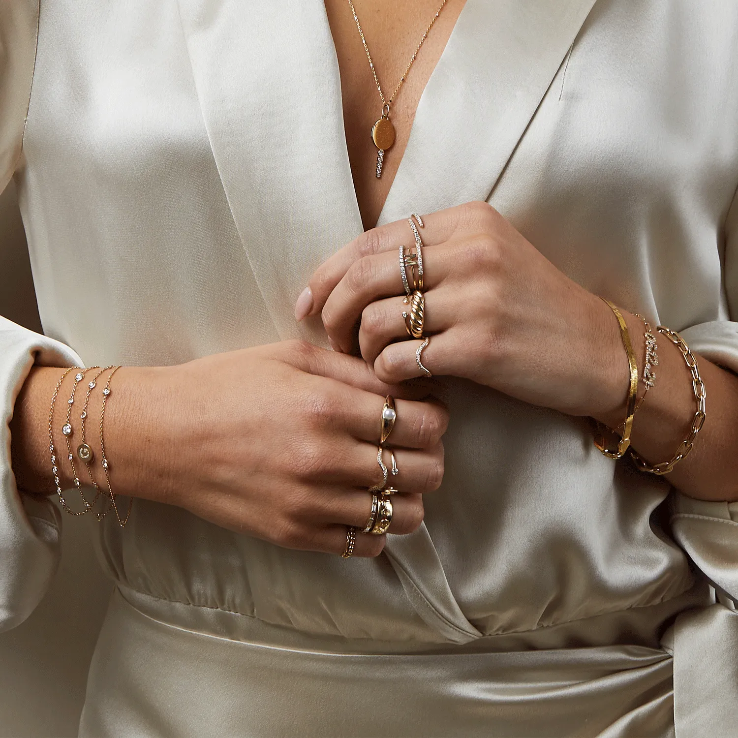 Pearl Dome Ring sold by Baby Gold product image thumbnail 5