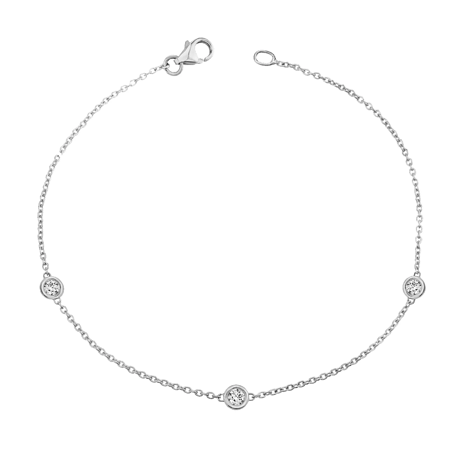 Diamond Strand Bracelet sold by Baby Gold product image thumbnail 2