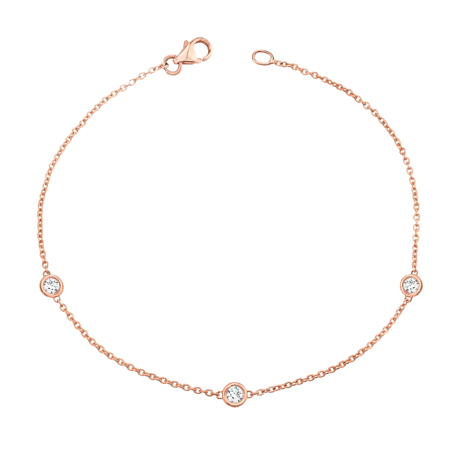 Diamond Strand Bracelet sold by Baby Gold product image thumbnail 3