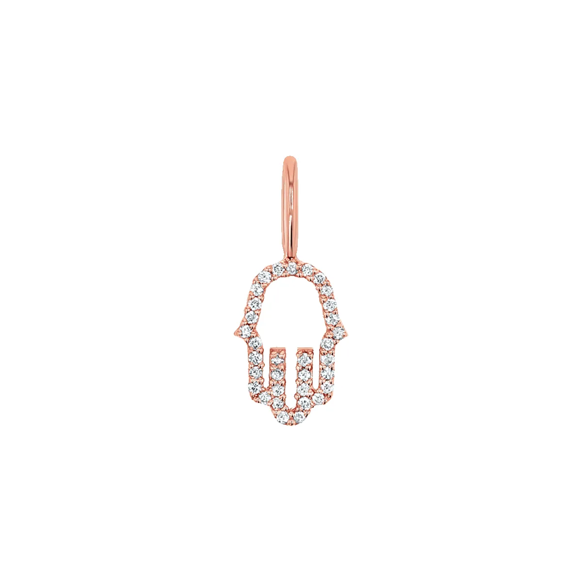 Petit Hamsa Diamond Charm sold by Baby Gold product image thumbnail 3