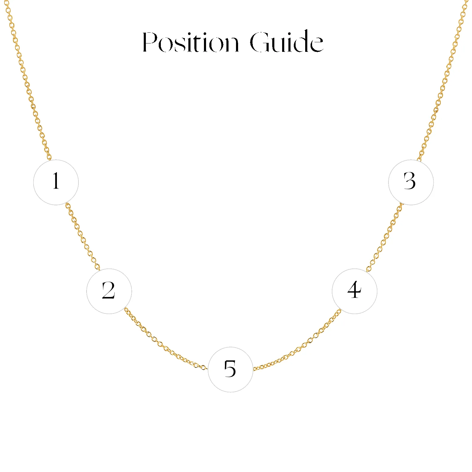 14K Gold Asymmetrical Multi Initial Necklace sold by Baby Gold product image thumbnail 4