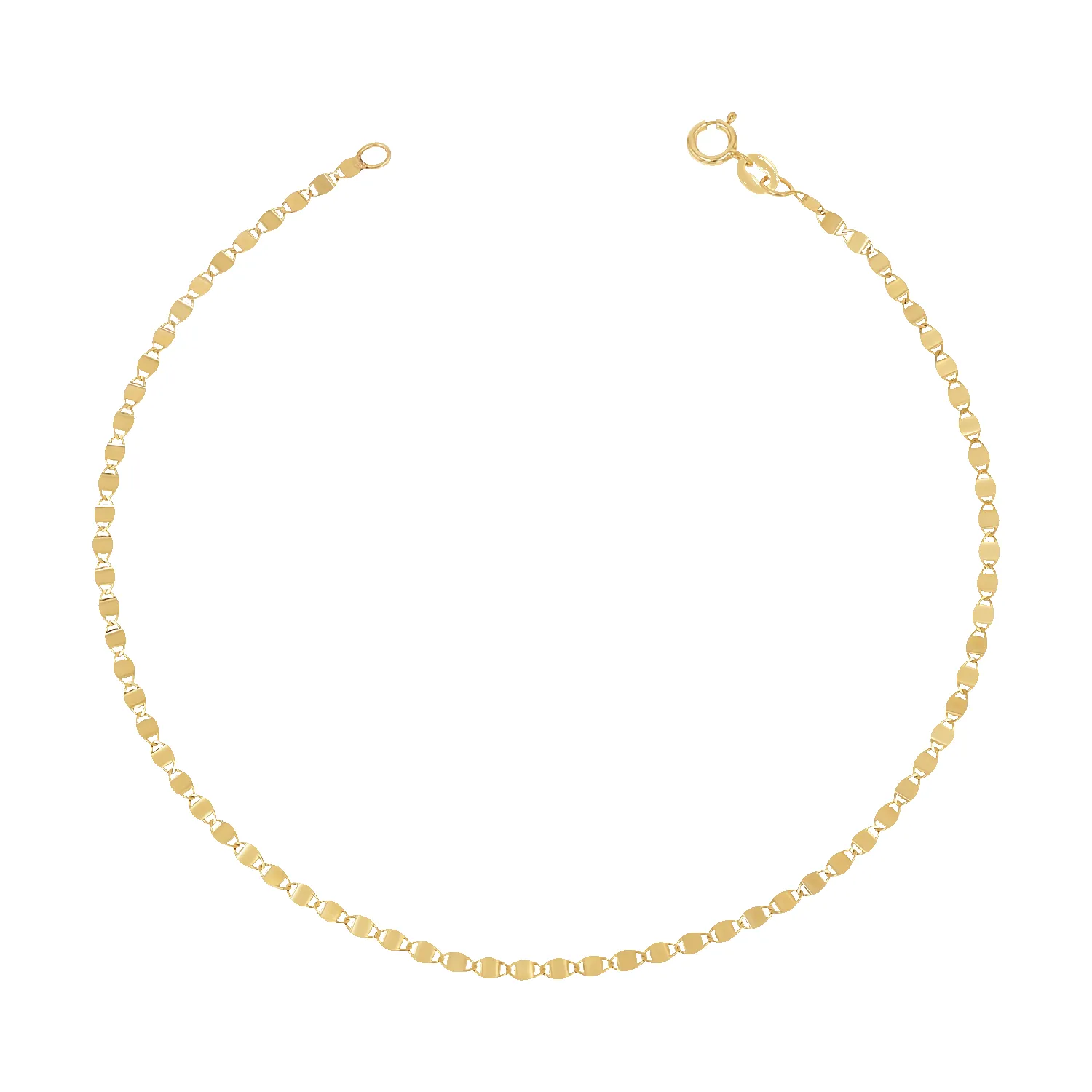 Mirror Chain Anklet sold by Baby Gold