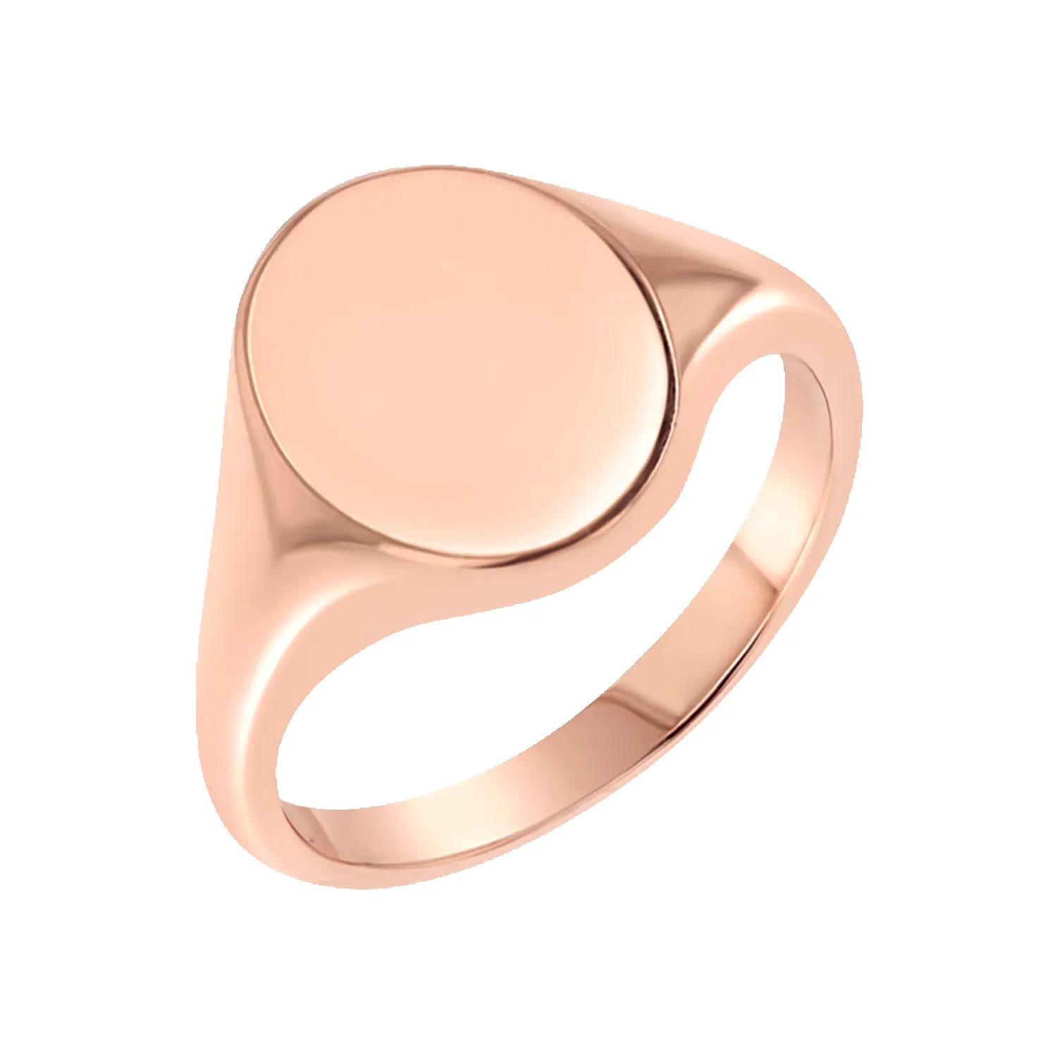 Moyen Oval Signet Ring sold by Baby Gold product image thumbnail 3