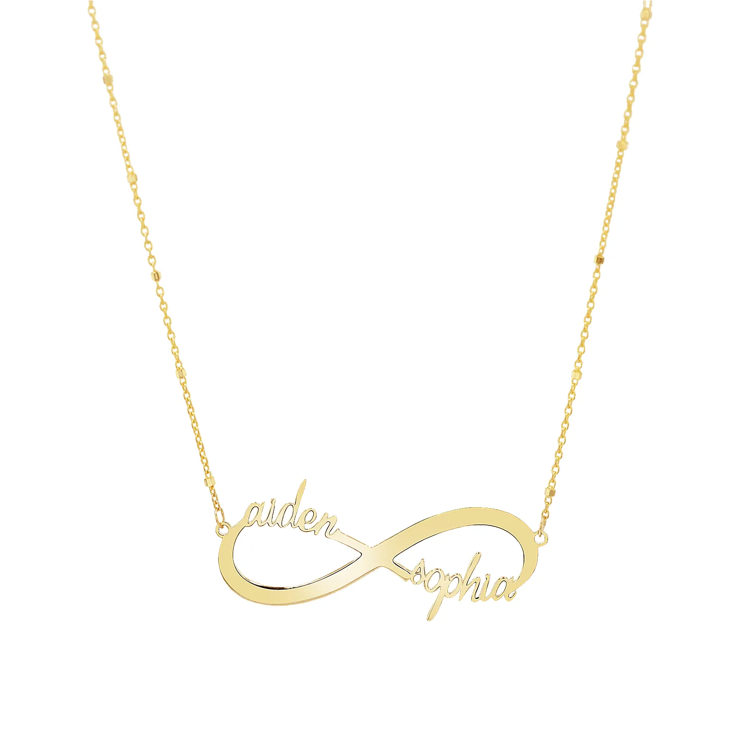 Infinity Custom Name Necklace sold by Baby Gold