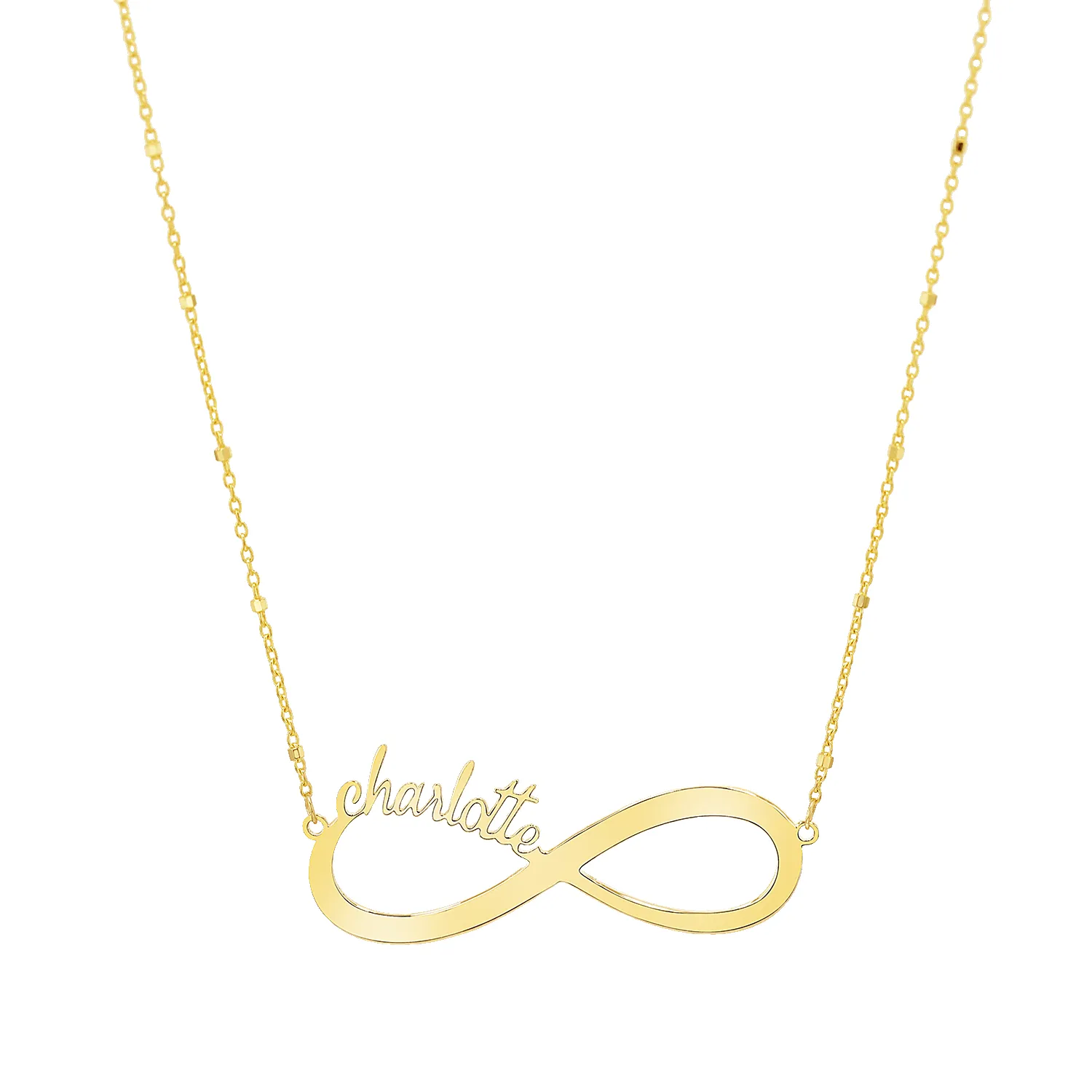 Infinity Custom Name Necklace sold by Baby Gold product image thumbnail 4