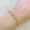 14K Grand Paper Clip Chain Bracelet sold by Baby Gold