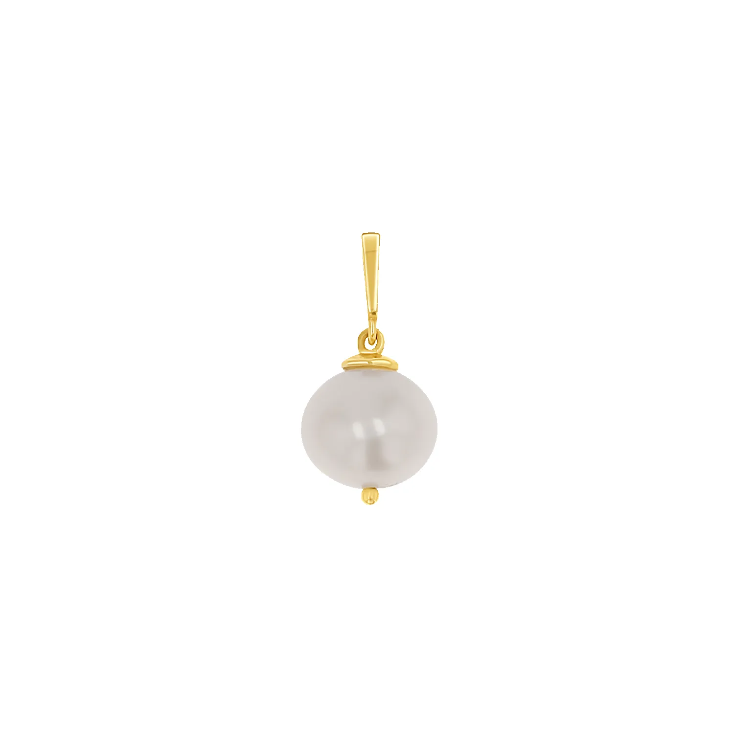 Round Pearl Charm sold by Baby Gold