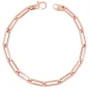 14K Grand Paper Clip Chain Bracelet sold by Baby Gold