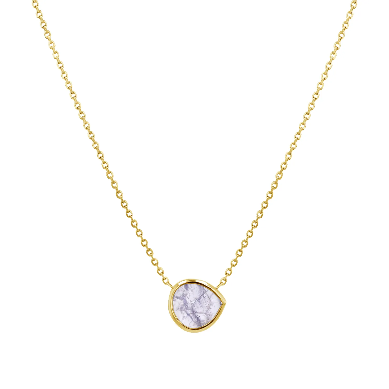 Tanzanite Gemstone Necklace sold by Baby Gold product image thumbnail 3