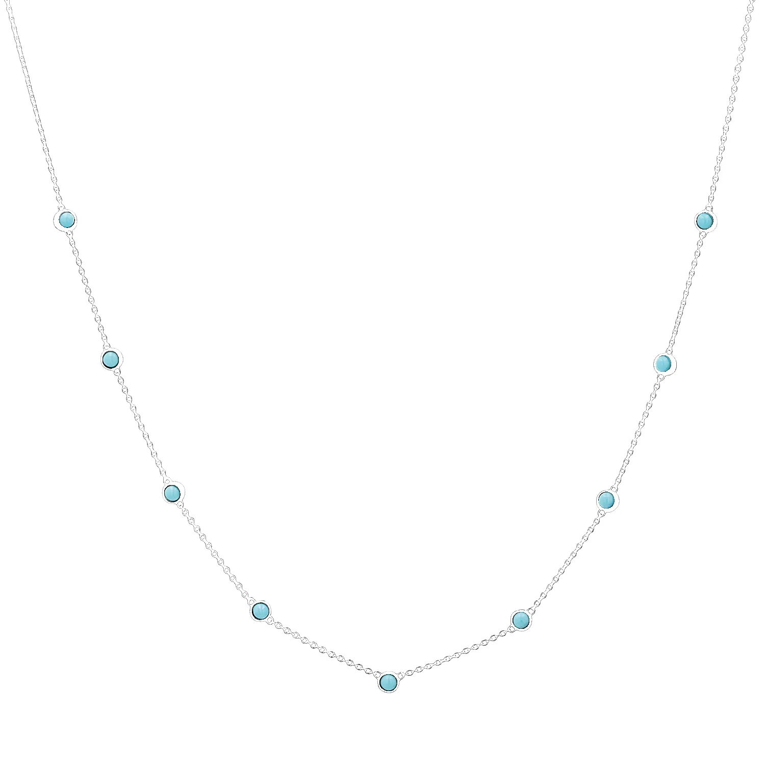 Genuine Turquoise Strand Necklace sold by Baby Gold product image thumbnail 2