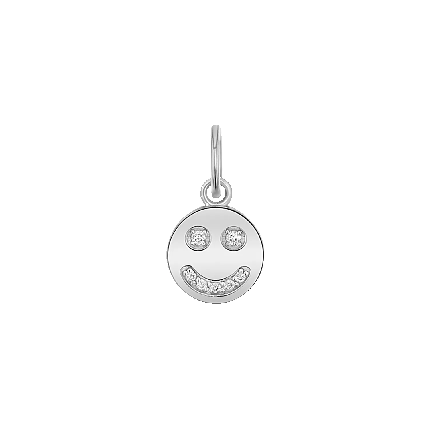 Diamond Happy Face Charm sold by Baby Gold product image thumbnail 2