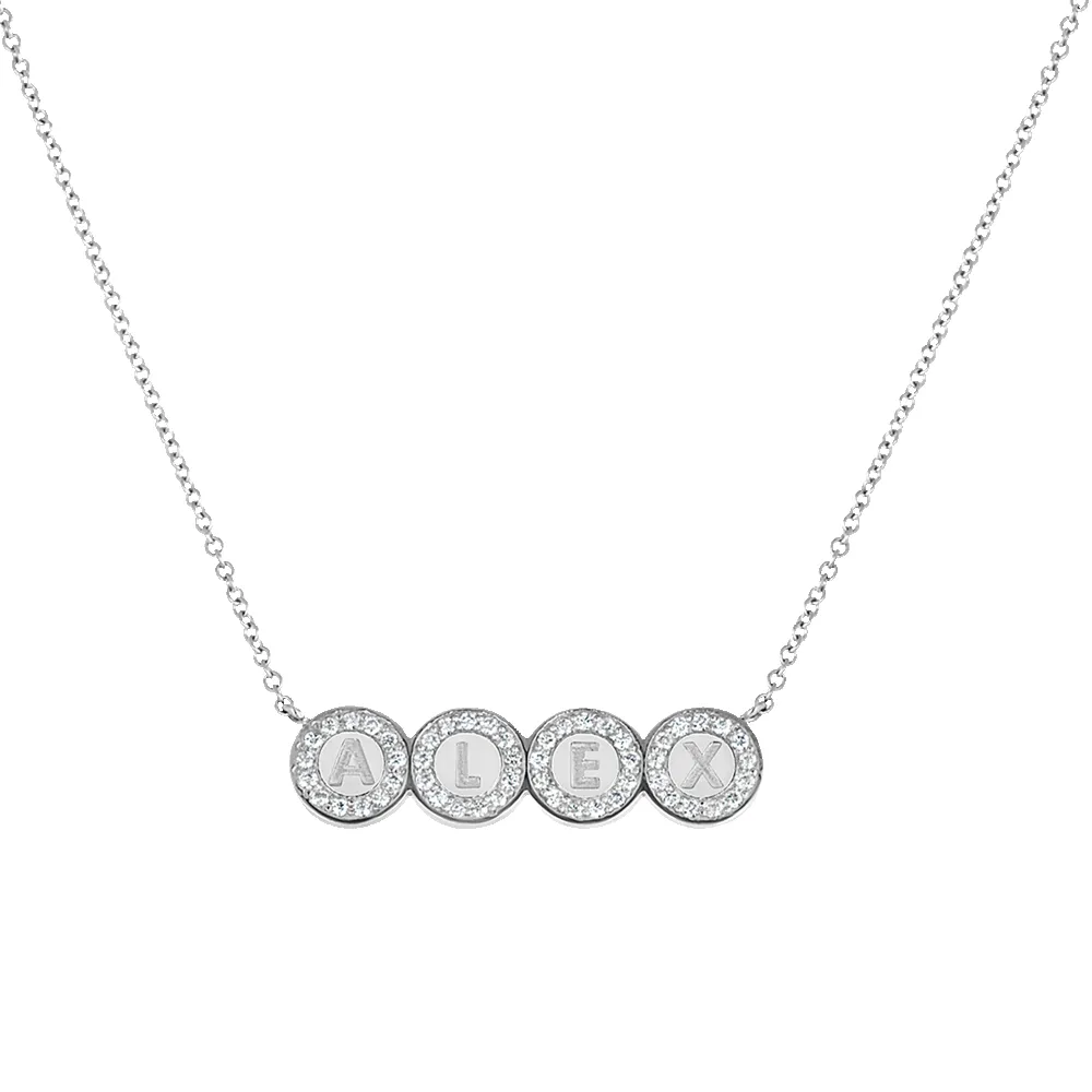 Custom Diamond Bubble Necklace sold by Baby Gold product image thumbnail 4