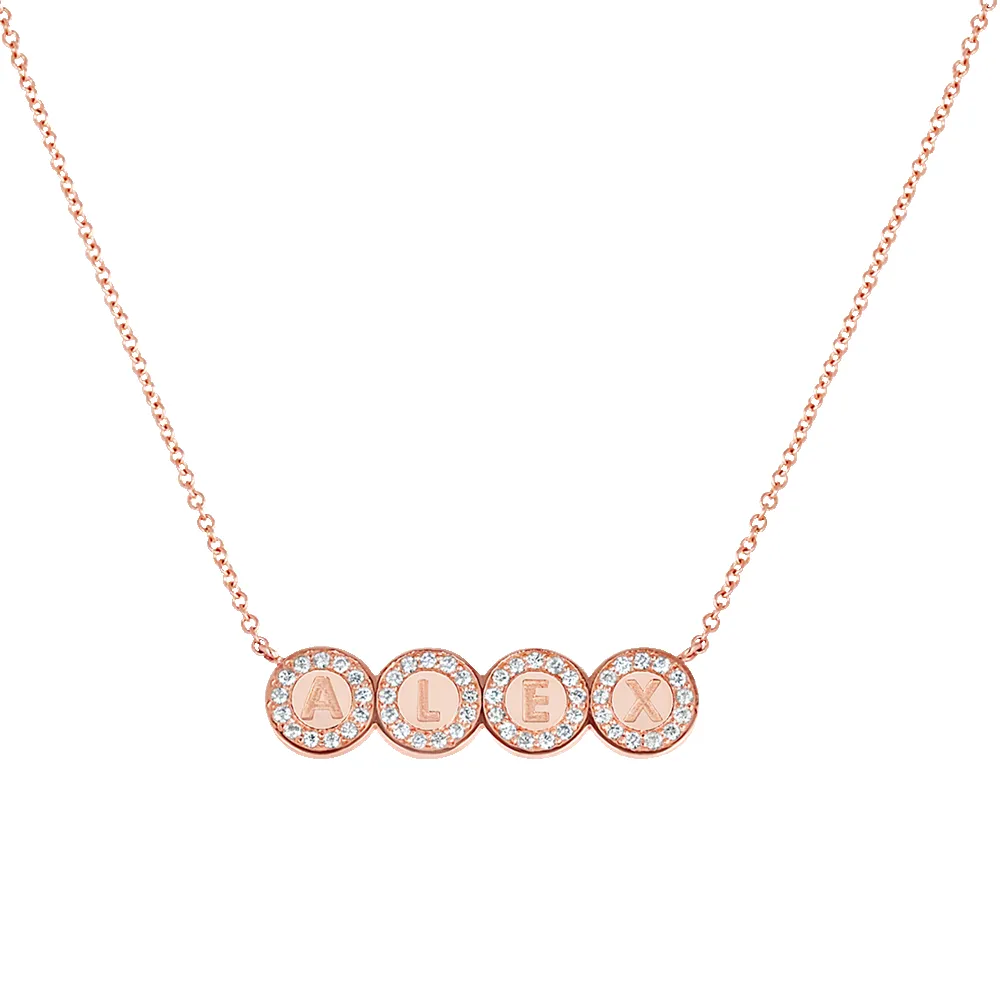 Custom Diamond Bubble Necklace sold by Baby Gold product image thumbnail 5