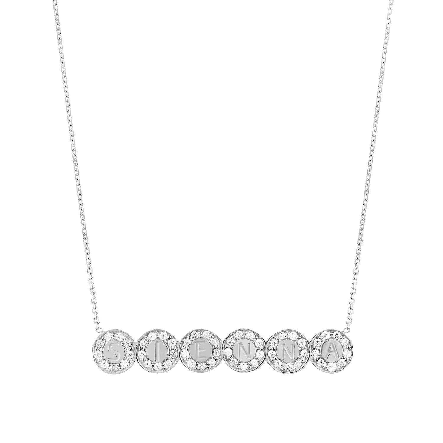 Custom Diamond Bubble Necklace sold by Baby Gold product image thumbnail 2