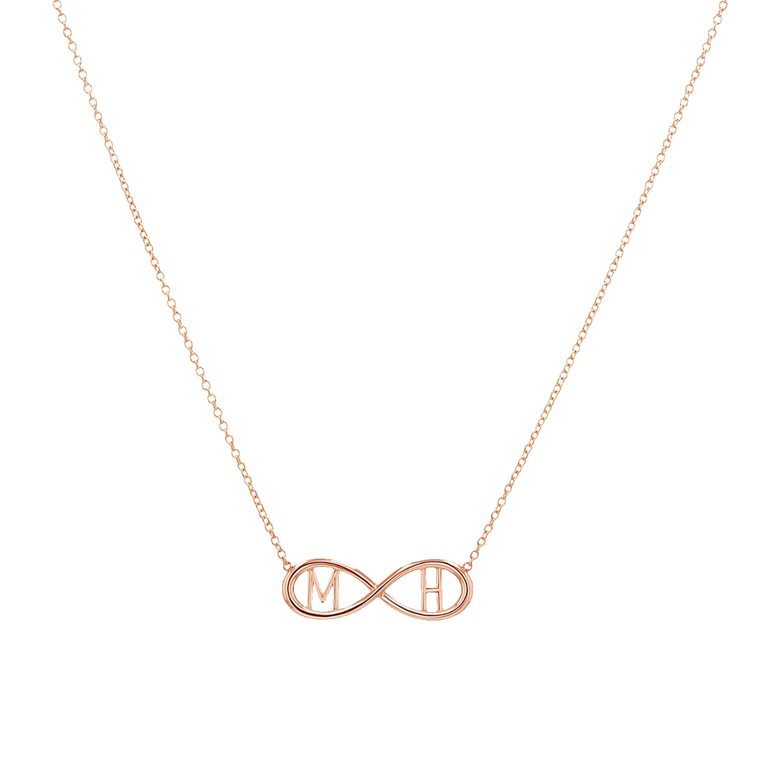 Infinity Letter Necklace sold by Baby Gold product image thumbnail 3
