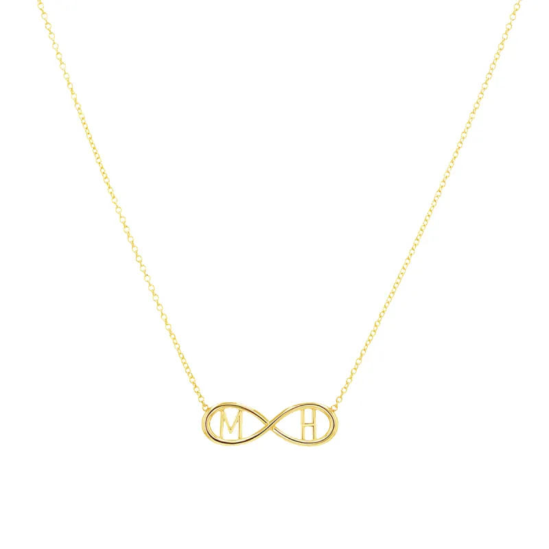 Infinity Letter Necklace sold by Baby Gold