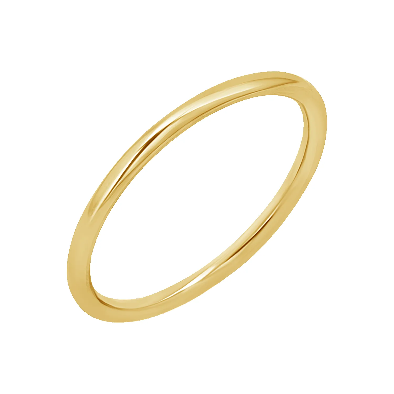 1.6mm Round Wire Stacking Band sold by Baby Gold
