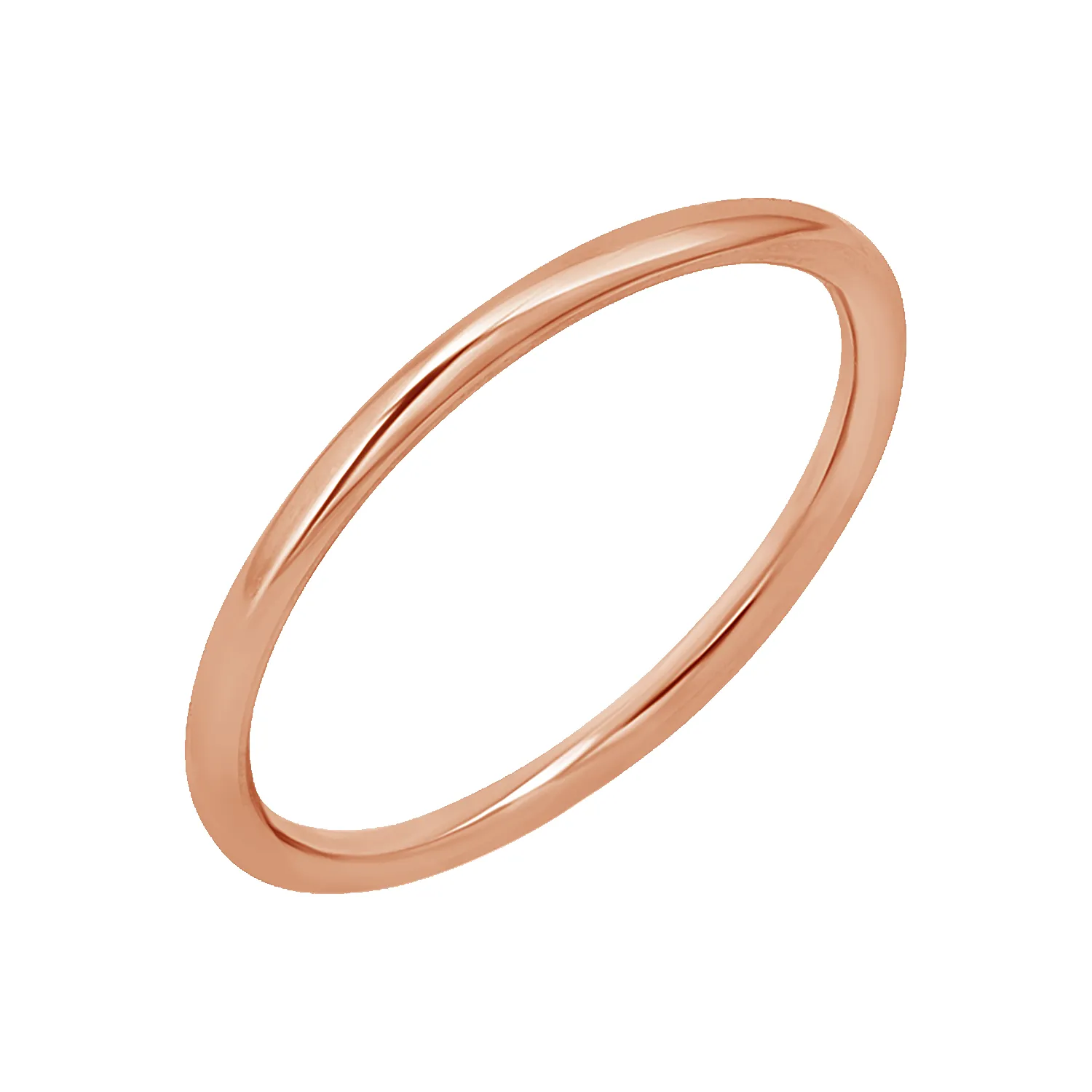 1.6mm Round Wire Stacking Band sold by Baby Gold product image thumbnail 3