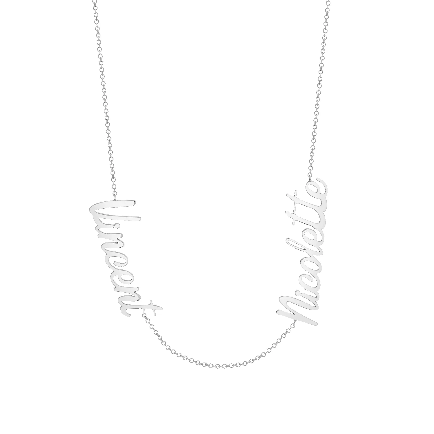 Deux Name Necklace sold by Baby Gold product image thumbnail 2