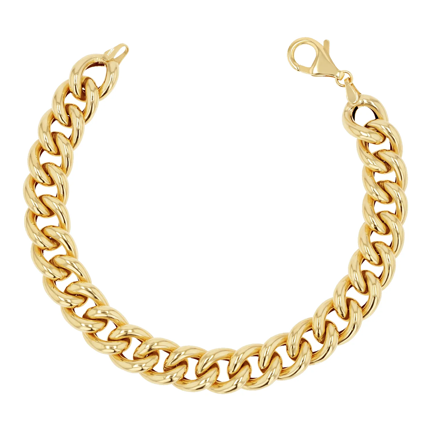 14K Chunky Cuban Link Chain Bracelet sold by Baby Gold