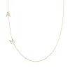 Diamond Asymmetrical Multi Initial Necklace sold by Baby Gold