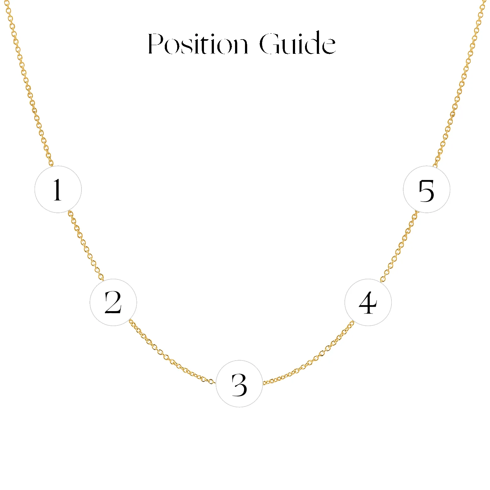 Diamond Asymmetrical Multi Initial Necklace sold by Baby Gold product image thumbnail 4