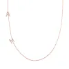Diamond Asymmetrical Multi Initial Necklace sold by Baby Gold