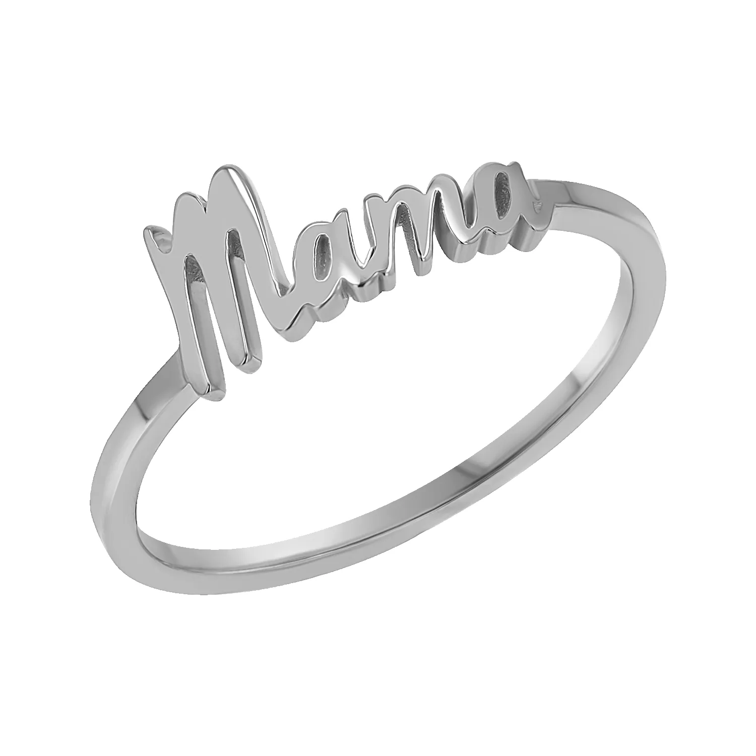 Script Mama Ring sold by Baby Gold product image thumbnail 2