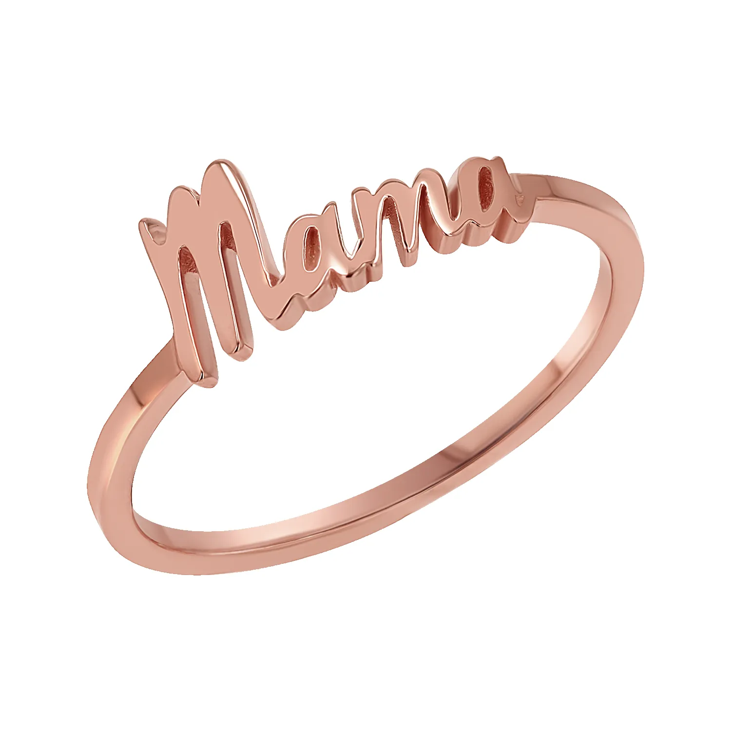 Script Mama Ring sold by Baby Gold product image thumbnail 3