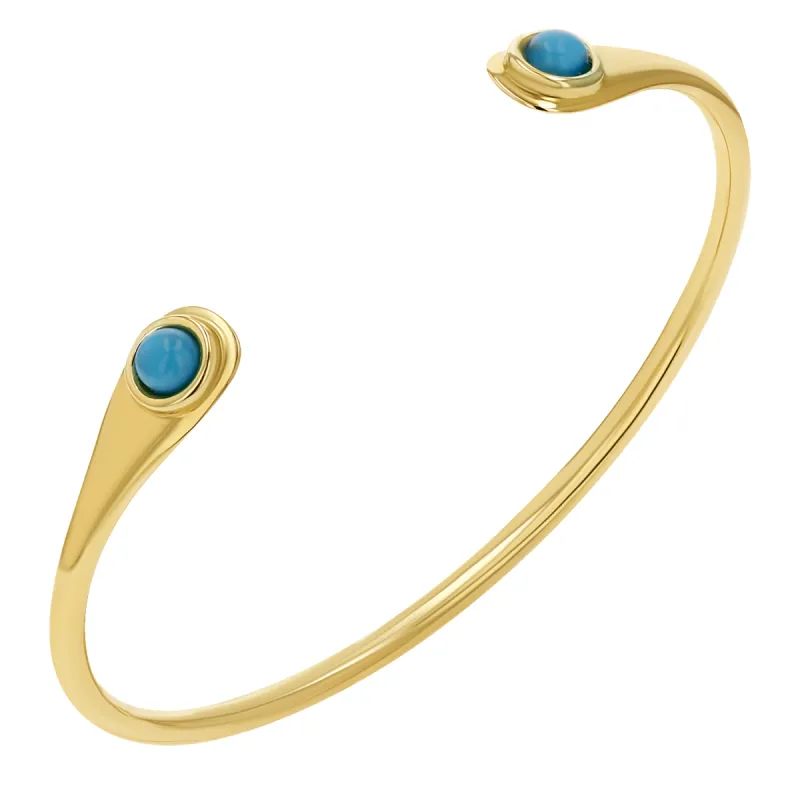 Turquoise Cuff Bracelet sold by Baby Gold
