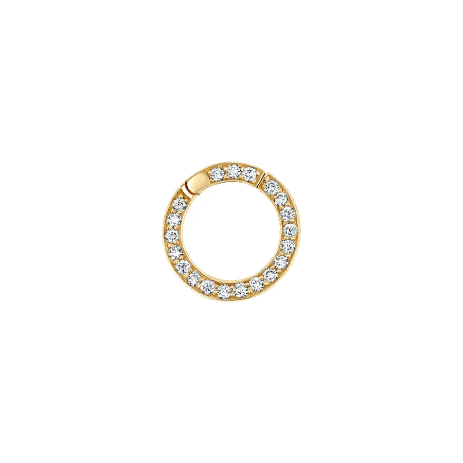 Diamond Round Charm Connector sold by Baby Gold product image thumbnail 5